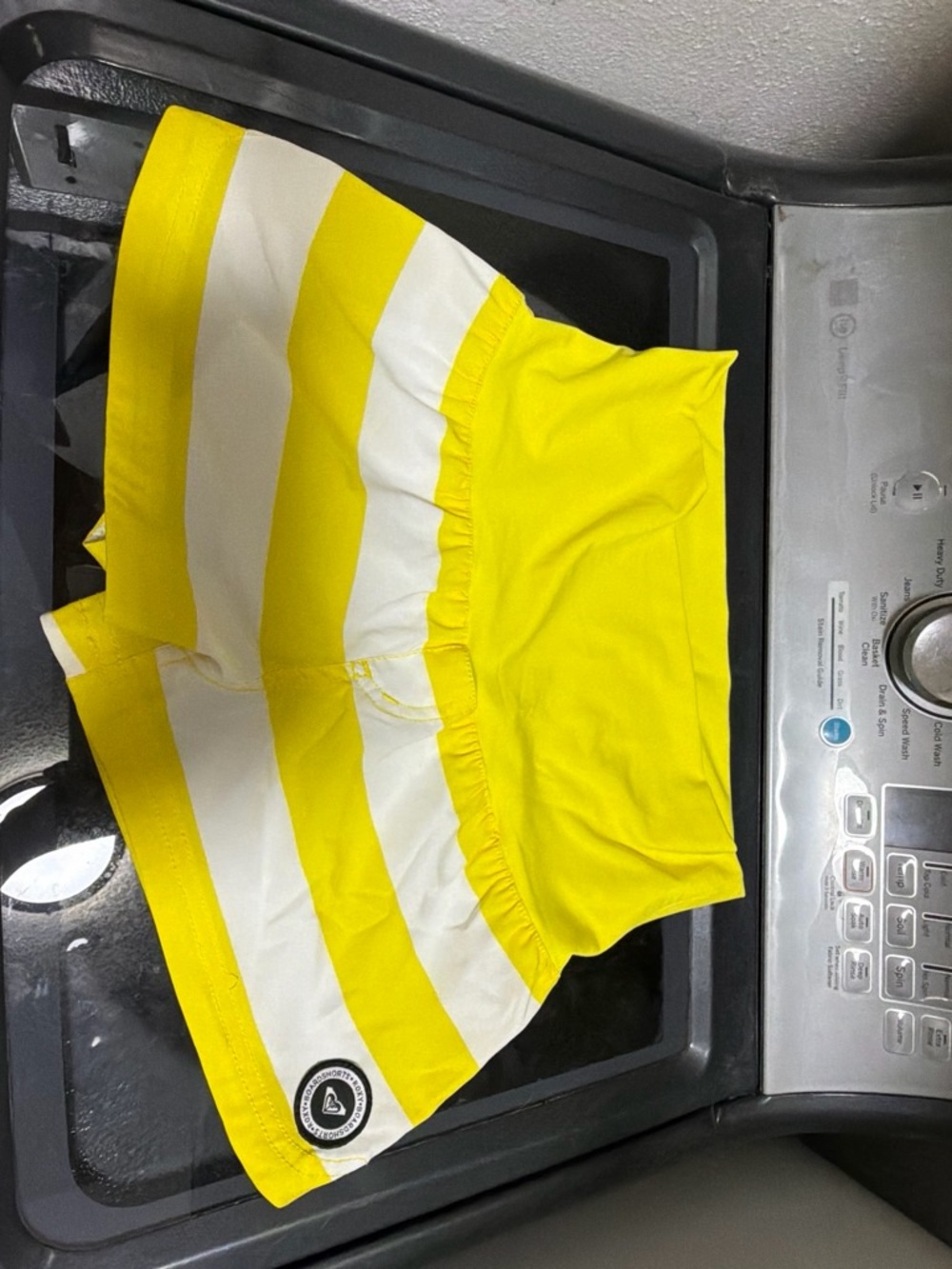 y2k Yellow Roxy Board shorts